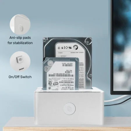 Box ổ cứng USB 3.0 UNITEK Y-3026GY01 (SATA III + UASP, 5Gbps)