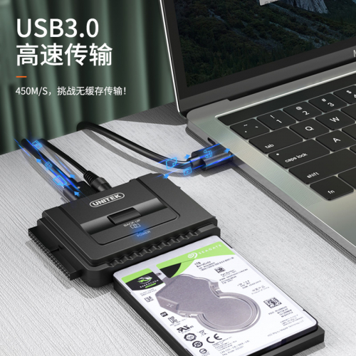 Cáp USB 3.0 sang SATA UNITEK Y-3321 (SATA/IDE, 2.5 và 3.5)