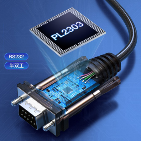 Cáp USB 2.0 sang RS232 dương UNITEK Y‑105E (Dài 3m, full-duplex)