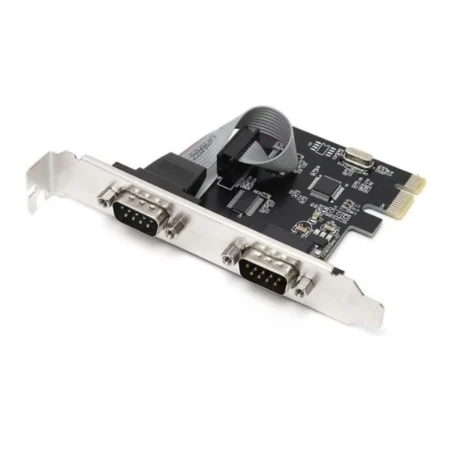 Card PCI-E sang 2 cổng RS-232 DB9 UNITEK Y-7504BBK01 (Tương thích với Windows XP/Vista/7/8.x/10/11 (32/64-bit) và Linux)
