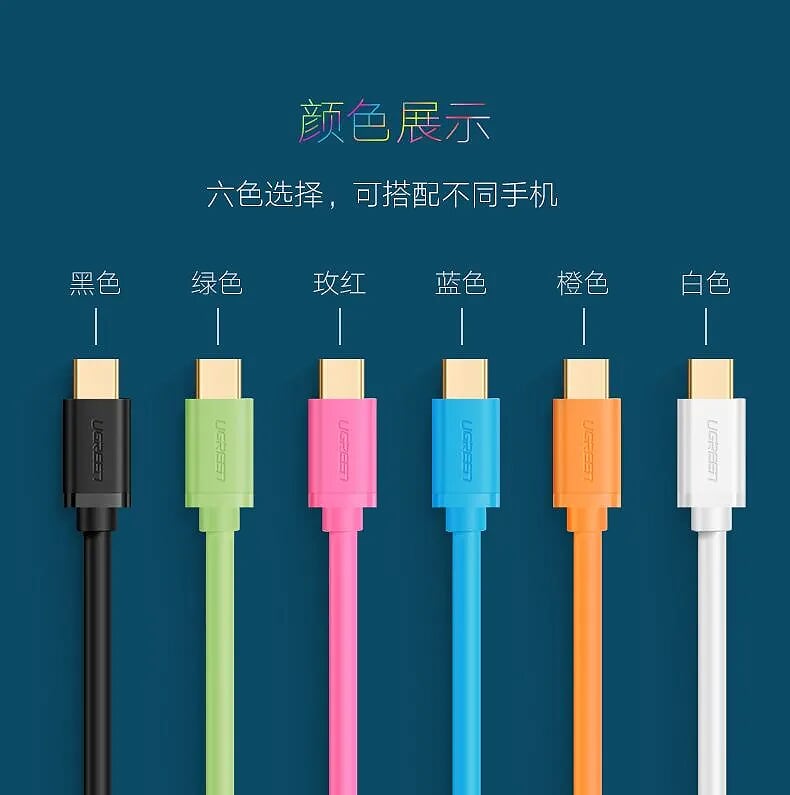 Dây sạc USB 2.0 sang Type C Ugreen US141
