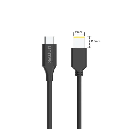 Dây sạc laptop Type-C sang DC 65W UNITEK C141 (đầu vuông, đầu tròn)