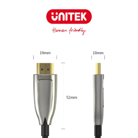 Dây cáp quang HDMI 2.0 Unitek CNI (Hỗ trợ 4K@60Hz, 3D, HDR, 18 Gbps)