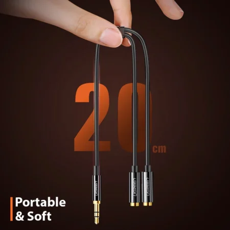 Dây chuyển Audio 3.5mm 1 ra 2 Ugreen AV134
