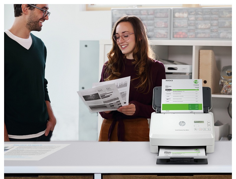 Máy scan HP ScanJet Enterprise Flow 5000 s5 6FW09A (PDF, A4, 65 trang/phút, 130 hình/phút, USB)