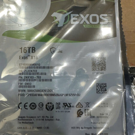 Ổ cứng HDD Seagate Exos x16 Enterprise Pro (12TB-16TB | 7200RPM | 256MB)