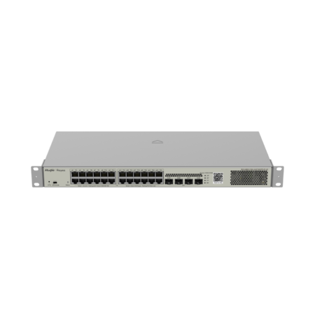 Switch Layer 2 Ruijie Reyee RG-NBS3100-24GT4SFP-P-V2 ((24) Port PoE+ 1Gb, 4 Uplink SFP 1G, 370W, 56 Gbps)