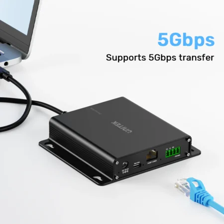 Bộ mở rộng USB qua LAN 100M 7 in 1 UNITEK U1337BBK01-US