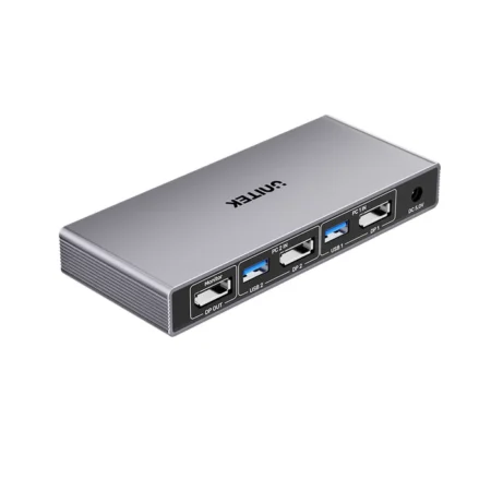 Bộ gộp KVM Displayport 2 ra 1 UNITEK V1310AGY01-EU