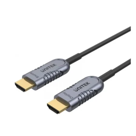 Dây cáp quang HDMI 2.1 Unitek DGY (Hỗ trợ 8K@60Hz, 3D, HDR, 48 Gbps)