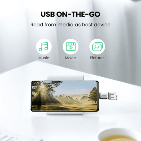Đầu chuyển Type-C sang USB 3.0 Ugreen US270 (5Gbps)