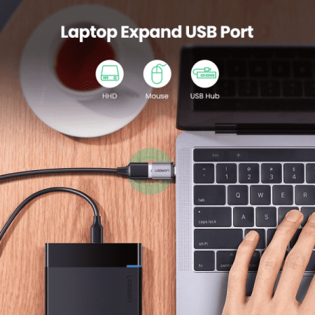 Đầu chuyển Type-C sang USB 3.0 Ugreen US270 (5Gbps)