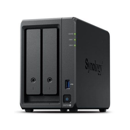 Thiết bị lưu trữ NAS Synology DS725neo+ (AMD Ryzen R1600 | 4GB DDR4 Non ECC | 2 Bay)