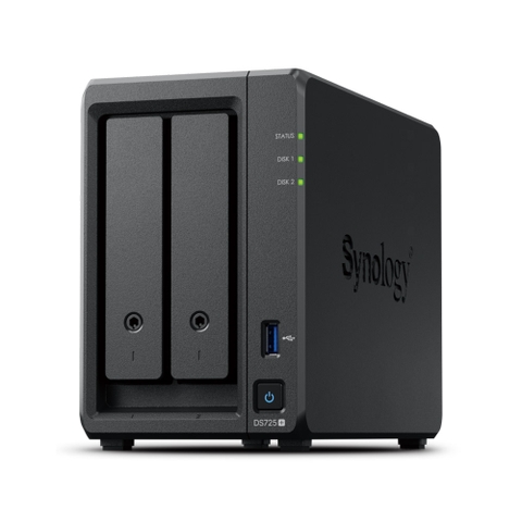 Thiết bị lưu trữ NAS Synology DS725neo+ (AMD Ryzen R1600 | 4GB DDR4 Non ECC | 2 Bay)