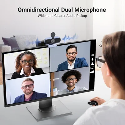 Webcam Ugreen 25442 (Full HD, tích hợp Micro)
