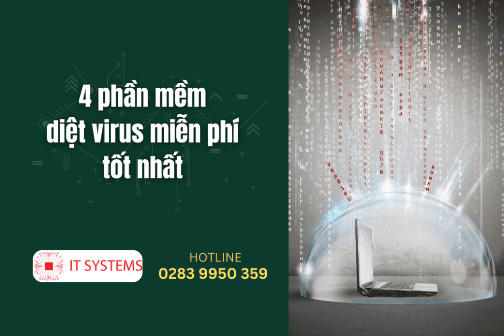 4 phần mềm diệt virus miễn phí tốt nhất