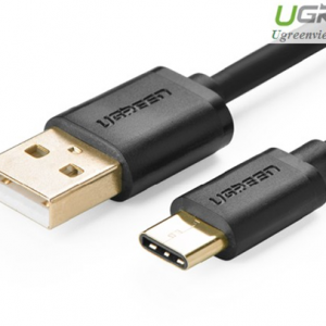 Cáp USB Type-C to USB 2.0 dài 25cm chính hãng Ugreen 30163 cao cấp