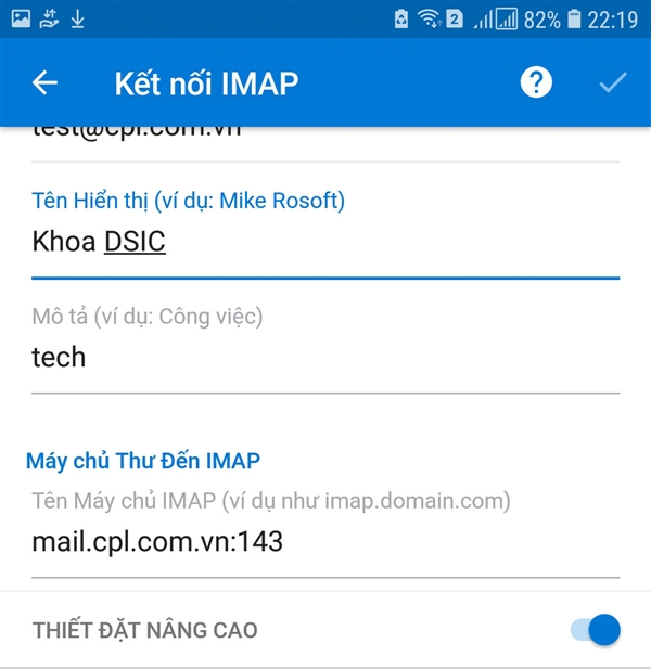 cai dat mail outlook tren dien thoai android 3
