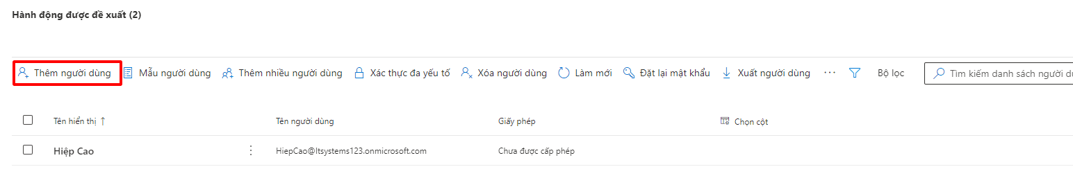Hướng dẫn tạo tài khoản mail trên Microsoft 365