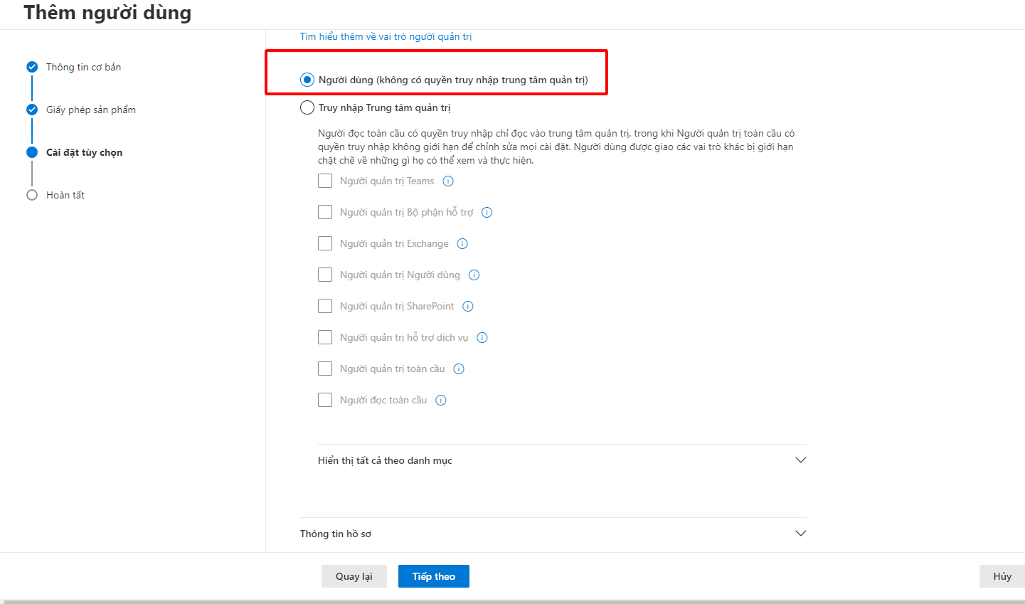 Hướng dẫn tạo tài khoản mail trên Microsoft 365