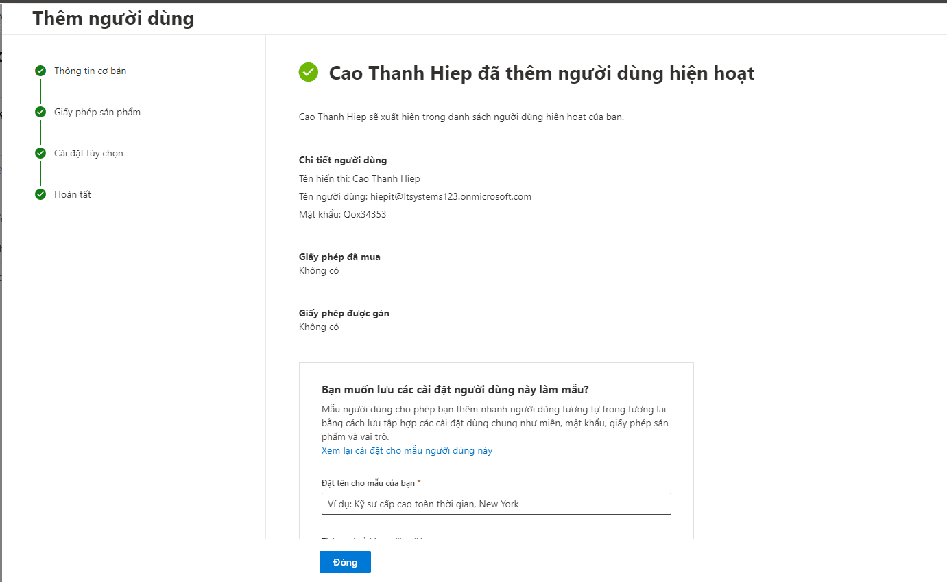 Hướng dẫn tạo tài khoản mail trên Microsoft 365