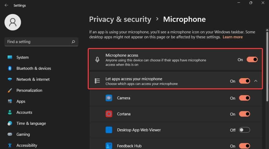 Dễ dàng sửa lỗi micro không hoạt động trong Windows 11