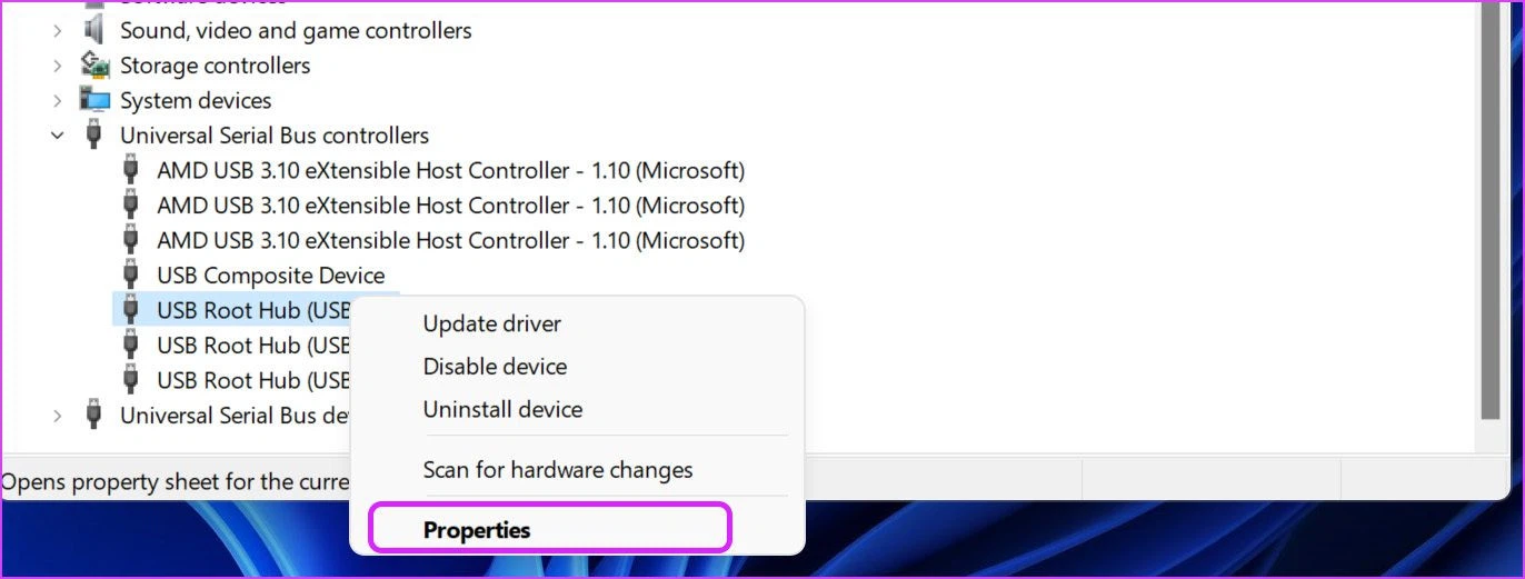 Cách sửa lỗi cổng USB không nhận thiết bị trên Windows 11 11 Cách sửa lỗi cổng USB không nhận thiết bị trên Windows 11