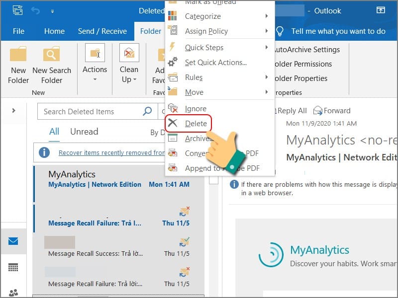 5 cách khắc phục sự cố lỗi Outlook không nhận được mail thành công 3 5 cách khắc phục sự cố lỗi Outlook không nhận được mail thành công