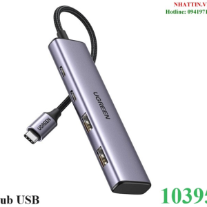 Hub USB Type-C chia 4 cổng USB Type-C x2, USB Type-A x2 tốc độ 5Gbps Ugreen 10395 cao cấp