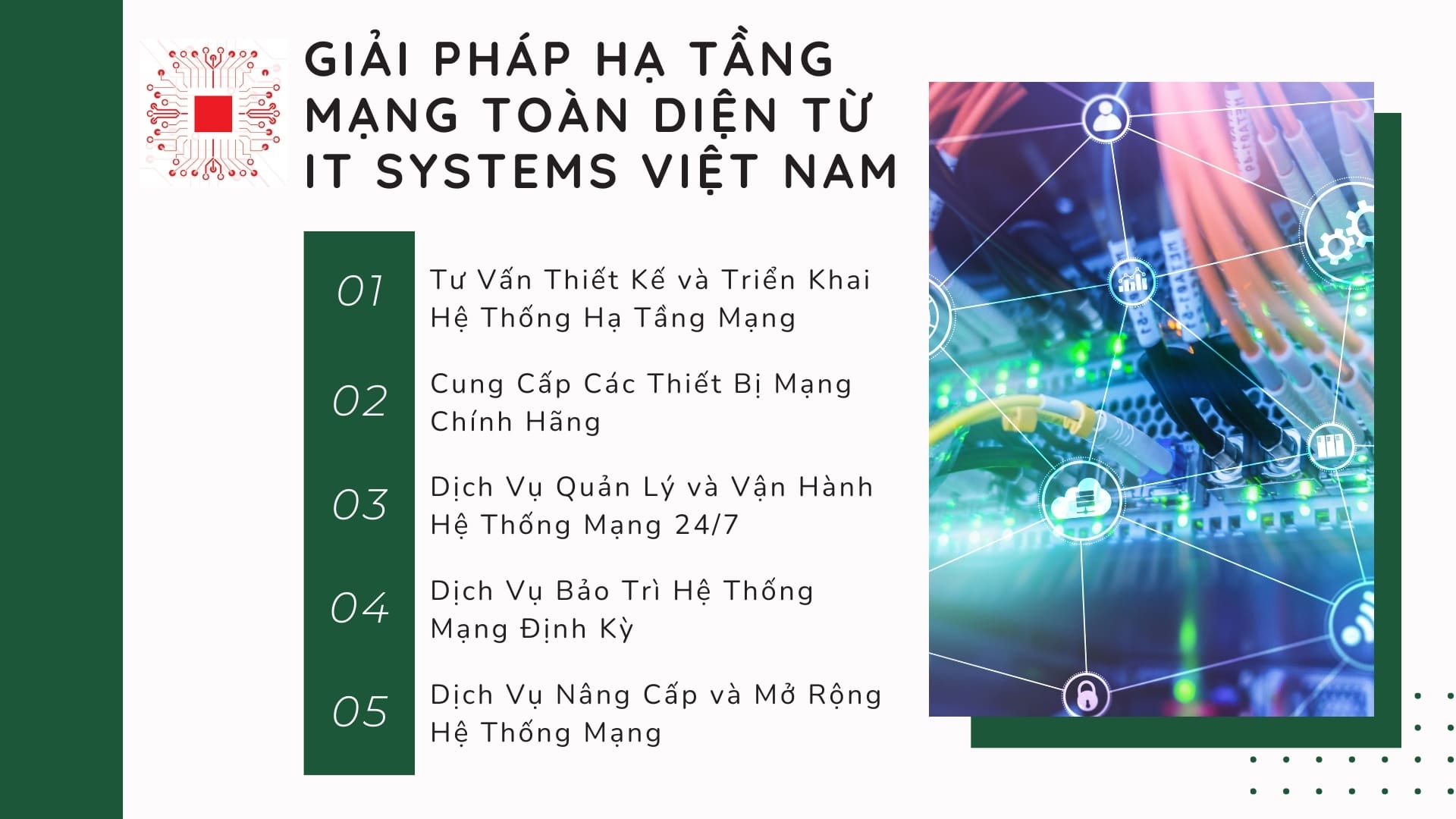 Giải Pháp Hạ Tầng Mạng Toàn Diện từ IT Systems Việt Nam