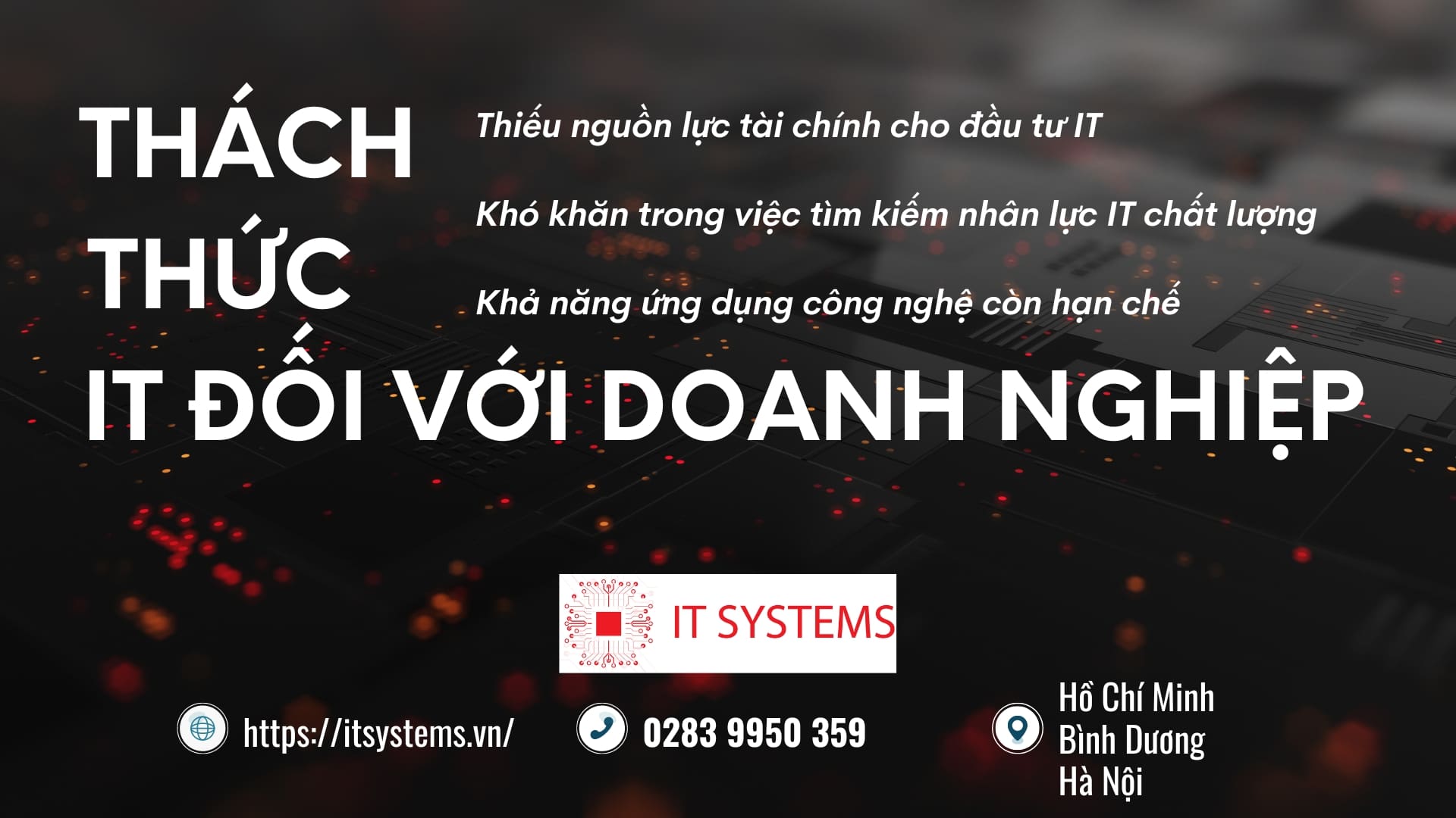 Các vấn đề IT thường gặp trong doanh nghiệp nhỏ và vừa
