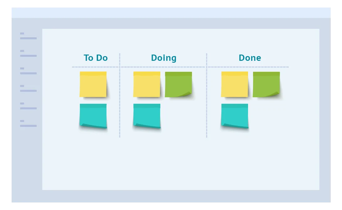 Use the Kanban method to manage tasks