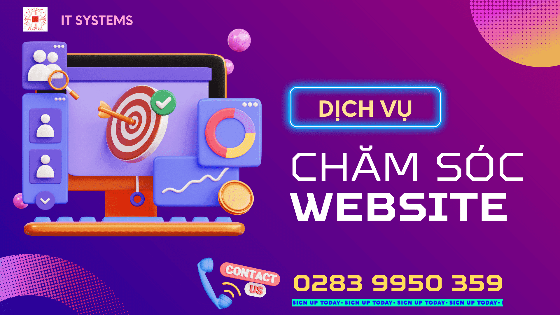 Dịch vụ chăm sóc website toàn diện của IT Systems Việt Nam