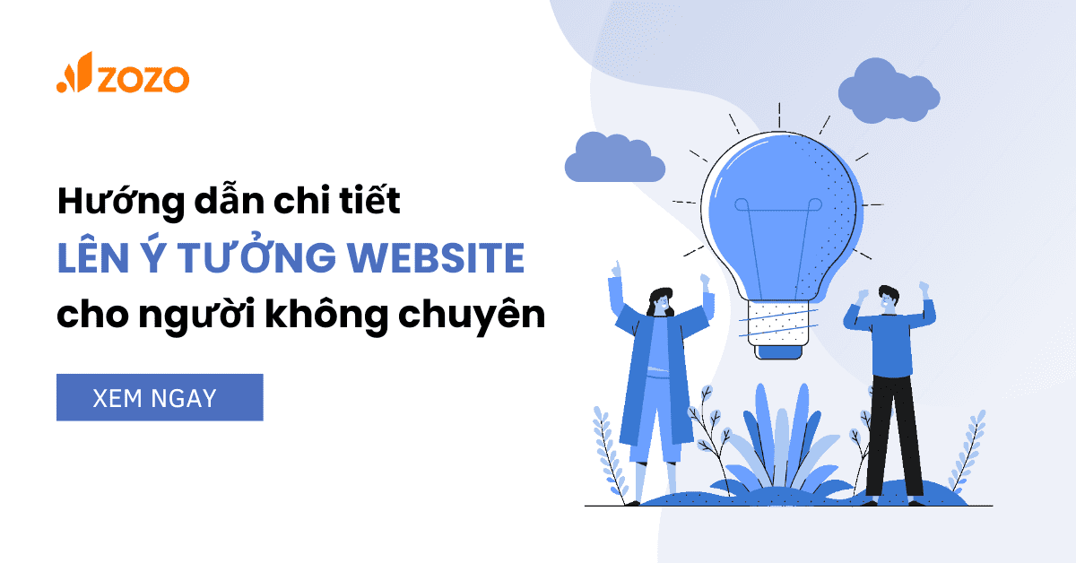 Lên ý tưởng và bản thiết kế sơ bộ dịch vụ website