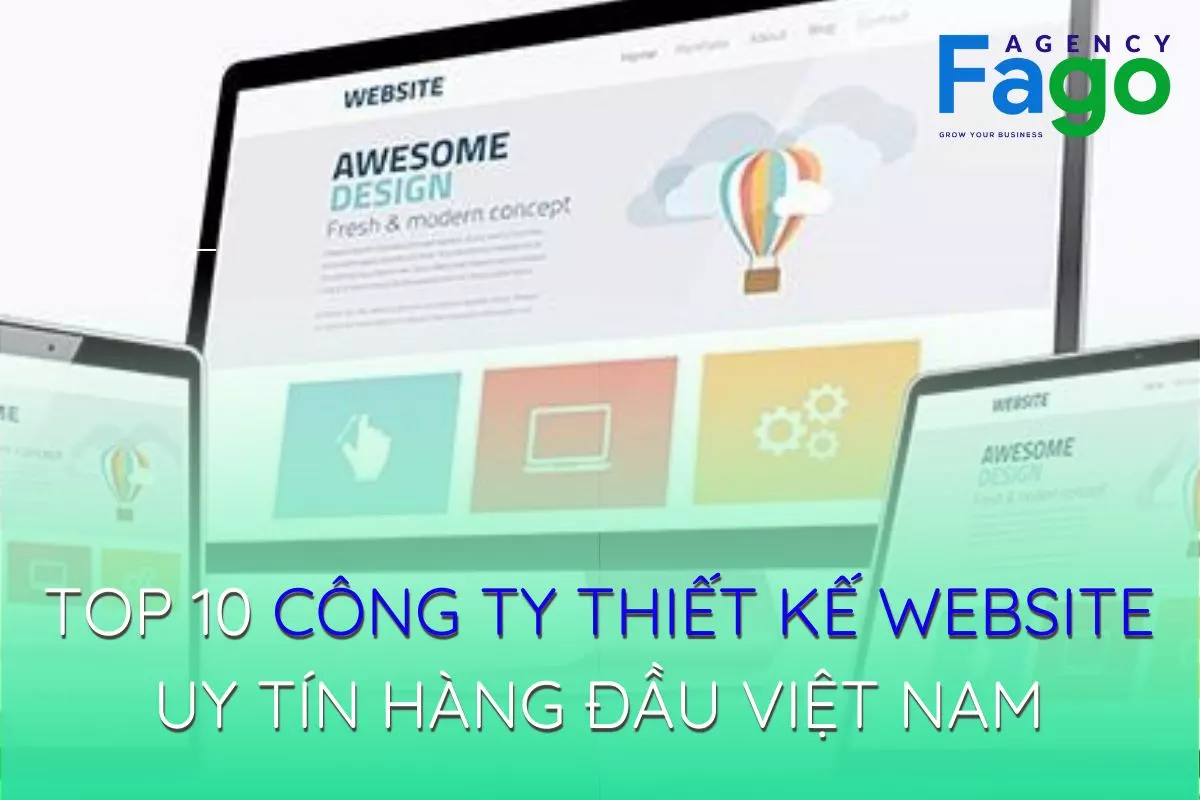 Top các đơn vị thiết kế website uy tín tại việt nam dịch vụ