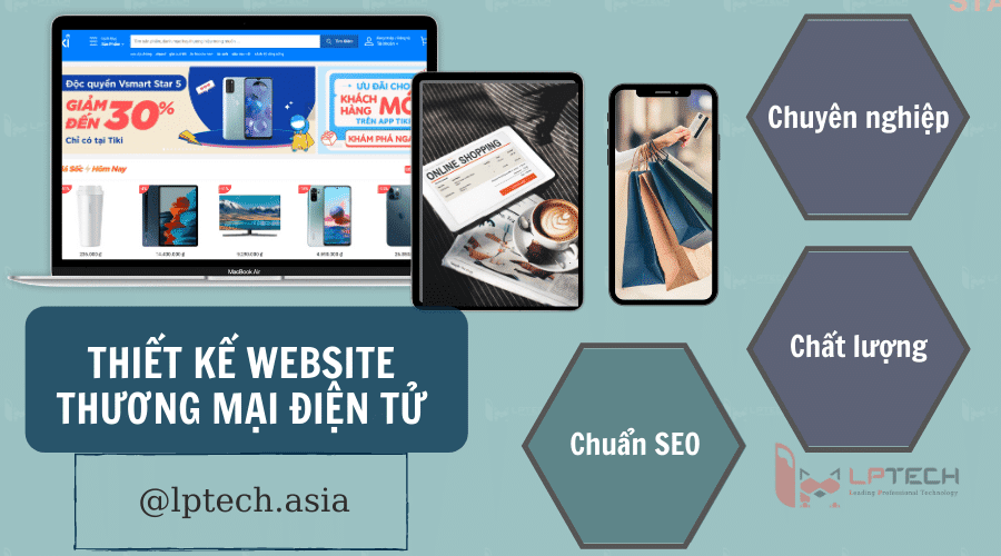 Thiết kế website thương mại điện tử dịch vụ