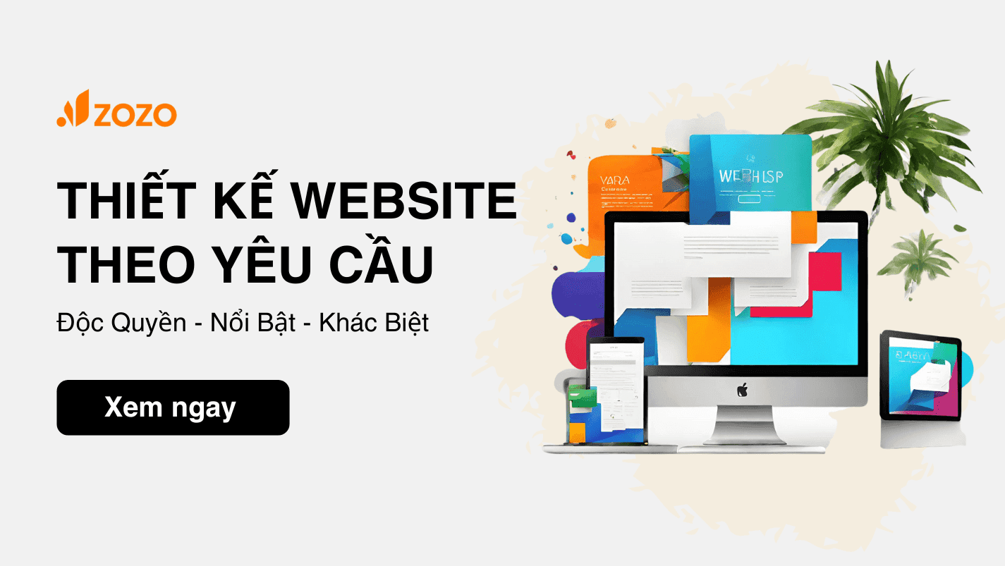 Thiết kế website theo yêu cầu riêng dịch vụ