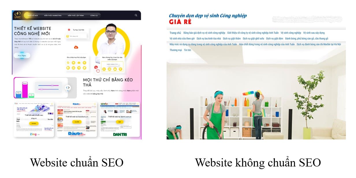 So sánh giữa thiết kế website tự làm và dịch vụ chuyên nghiệp