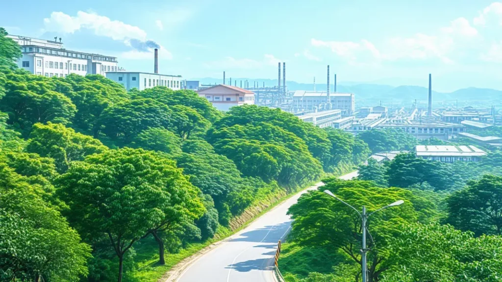 Winding road representing business growth in Vietnam.