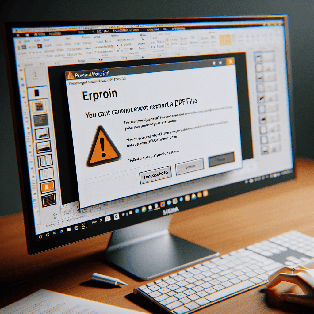 PowerPoint Bị Lỗi Không Xuất Được PDF: Nguyên Nhân & Cách Khắc Phục