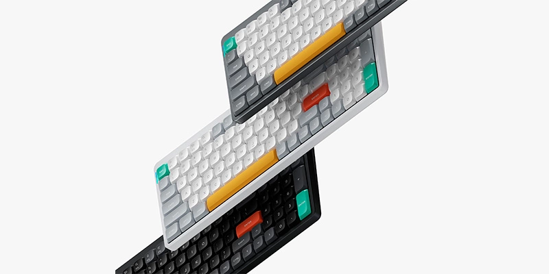 Bàn phím cơ không dây Nuphy Air96 V2 Basalt Black RGB Hotswap (Nuphy Sw)