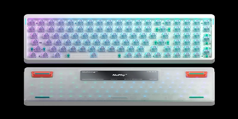 Bàn phím cơ không dây Nuphy Air96 V2 Basalt Black RGB Hotswap (Nuphy Sw)