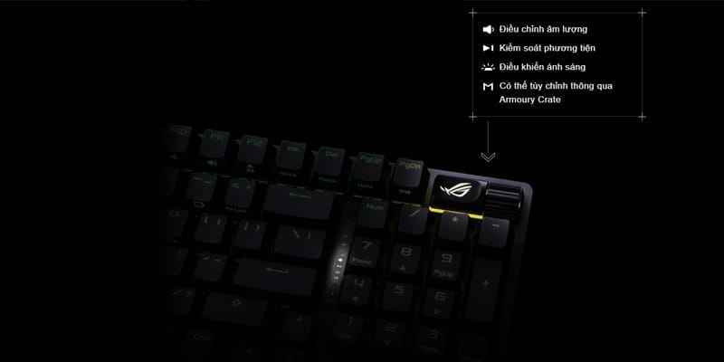 Bàn phím cơ không dây ASUS ROG STRIX Scope II 96 Wireless (ROG NX Sw)