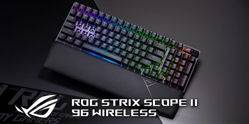 Bàn phím cơ không dây ASUS ROG STRIX Scope II 96 Wireless (ROG NX Sw)