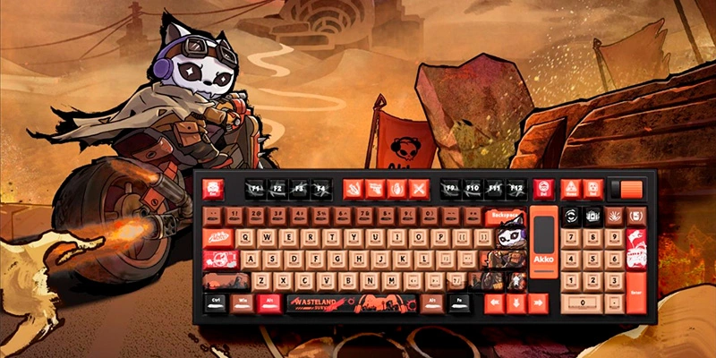 Bàn phím cơ không dây AKKO 5098B Wasteland Survival LCD Screen RGB Hotswap (AKKO Sw)
