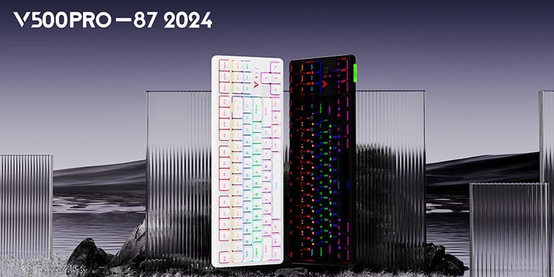 Bàn phím cơ Rapoo V500 Pro-87 2024 Multi Led (Rapoo Sw)