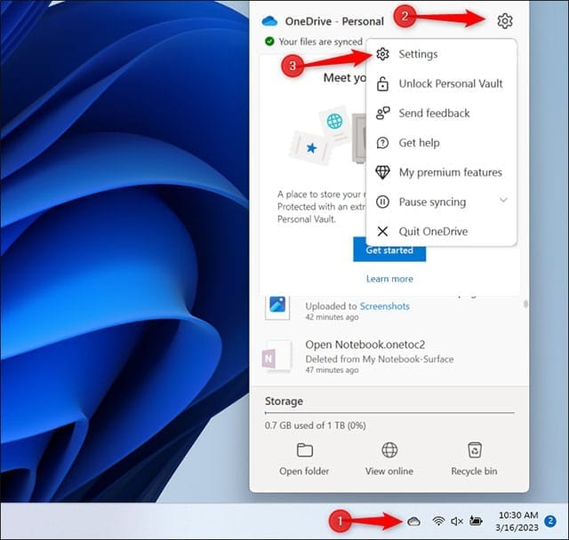 Ngăn OneDrive đồng bộ shortcut trong 5 giây 2 Ngăn OneDrive đồng bộ shortcut trong 5 giây