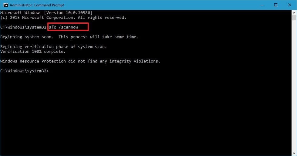 Sử dụng lệnh SFC scannow để sửa lỗi file hệ thống Windows 10 16 Sử dụng lệnh SFC scannow để sửa lỗi file hệ thống Windows 10