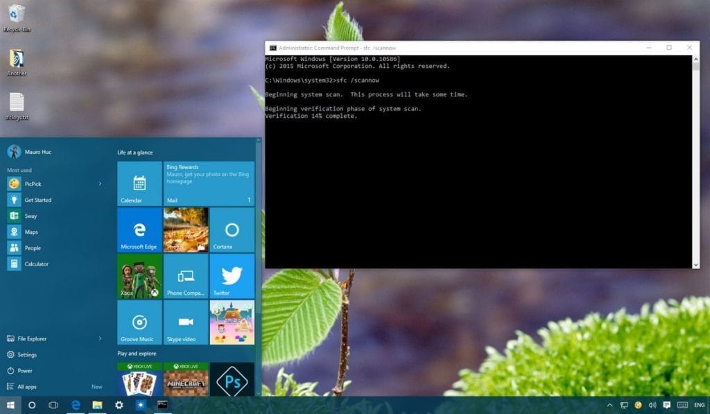 Sử dụng lệnh SFC scannow để sửa lỗi file hệ thống Windows 10