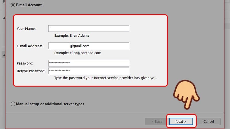 Cách thêm tài khoản Gmail vào Outlook trong 1 phút 3 Cách thêm tài khoản Gmail vào Outlook trong 1 phút